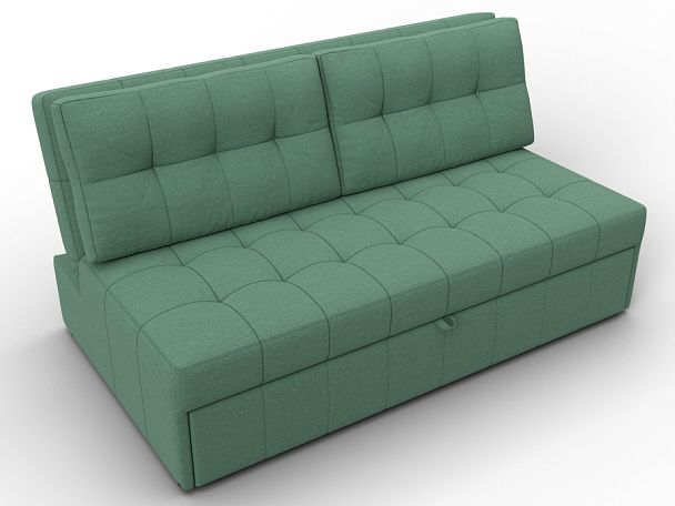 Диван прямой Лига-107 (160) Рогожка зеленый - Вид 6