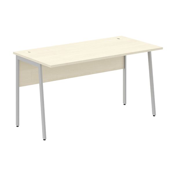 Стол прямой СП-3P Клен*/Алюминий 1400х720х755 IMAGO PLUS - Вид 1