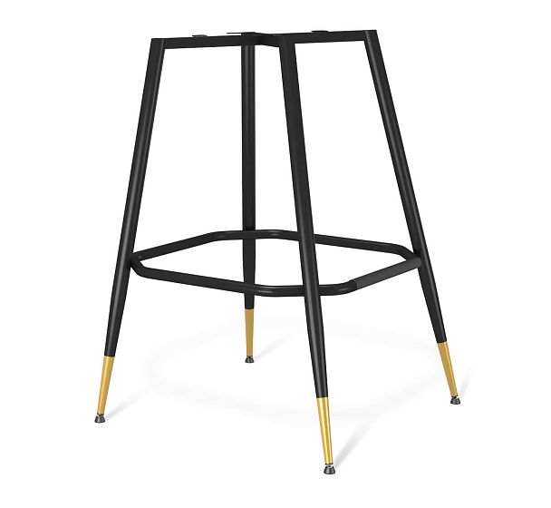 Стул полубарный Sheffilton SHT-ST36/S148-1 бежевый/черный муар/золото - Вид 6