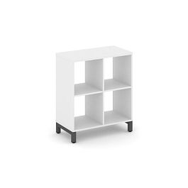 Стайл Проджект Каркас стеллажа 2 яр. SN.KS-220 Белый/Металл Антрацит 754*400*881 - Фото предпросмотра