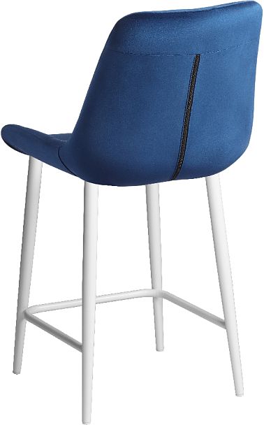 Комплект полубарных поворотных стульев Эйден, Confetti blue/белый, 2 шт. - Вид 6