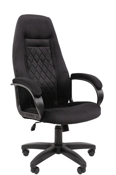 Кресло Chairman Home 951 Россия ткань Т-84 черный - Вид 1