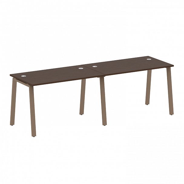 Рабочая станция "Metal System" БА.СМ-2.2 венге/мокко - Вид 1