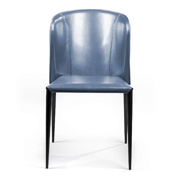 Стул Albert, кожа антрацит - Вид 5