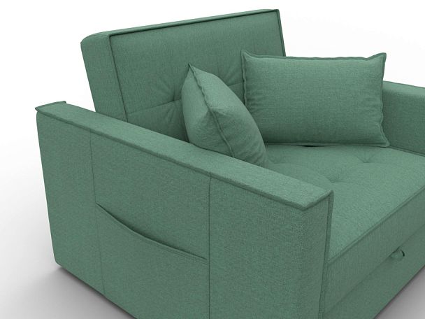 Кресло-кровать Лига-104 (80) Рогожка зеленый - Вид 4