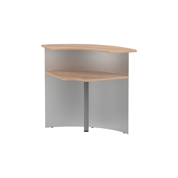 Стойка ресепшн угловая СР-60/60R дуб сонома - Вид 2