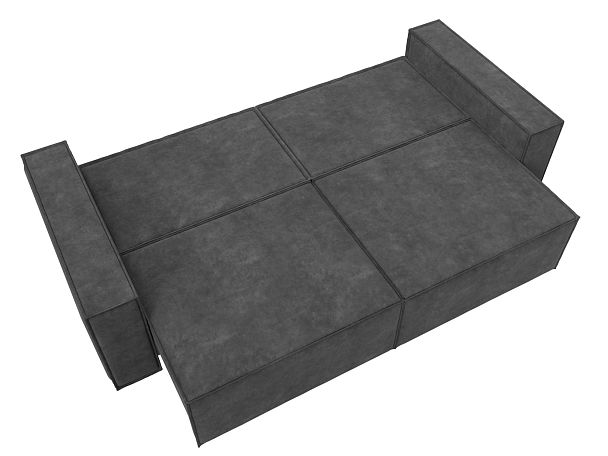 Диван прямой Куба Велюр серый - Вид 10