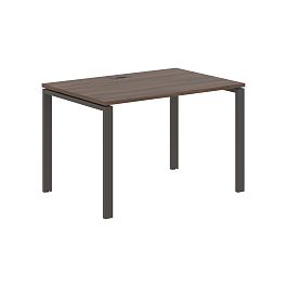 Стол прямой EUST 1180 Дуб Денвер тёмный/Мокко 1160х800х750 EDIS - Фото предпросмотра