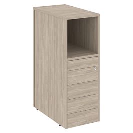 Onix Тумба 5 ящиков TIP-ON завершающая, левая O.R-TV-5 TIP (L) Дуб аттик 436*767*1185 - Фото предпросмотра