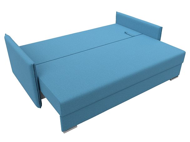 Диван прямой Сайгон Рогожка голубой - Вид 8