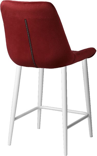 Комплект полубарных стульев Эйден, Confetti bordo/белый, 2 шт. - Вид 4
