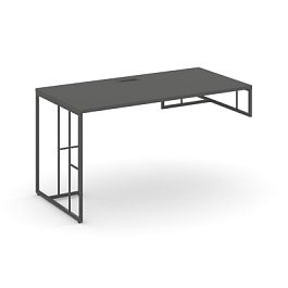 Rift Стол письменный для опорной тумбы правый RF.SPOT-013 (R) Антрацит/Металл Антрацит 1380*700*750 - Фото предпросмотра