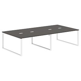 Конференц стол EQCT 3116 Мокко/Белый 3126х1606х750 EDIS - Фото предпросмотра