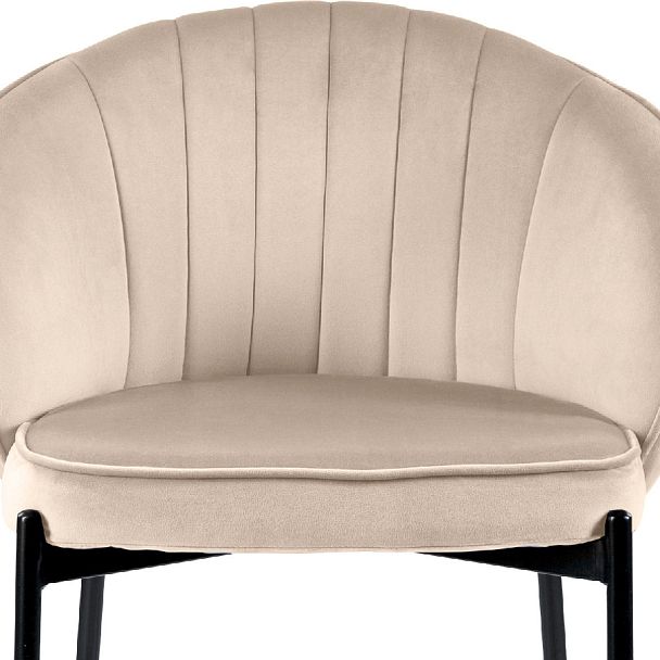 Комплект полубарных стульев Миэль кремовый/черный, 3 шт. - Вид 7