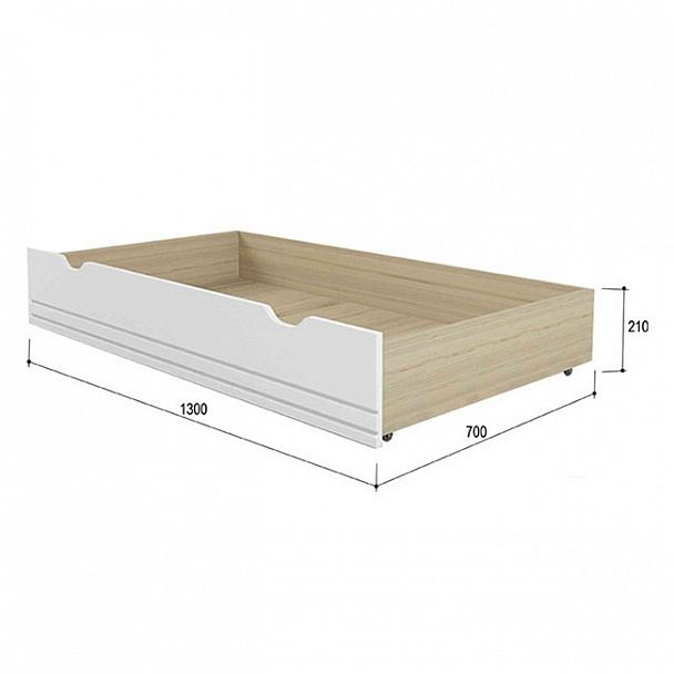 Кровать "Стиль 900.3" Кофе с молоком - Вид 2