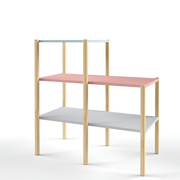 Стеллаж модульный для игрушек Скандинавия 1 с ящиком - Вид 2