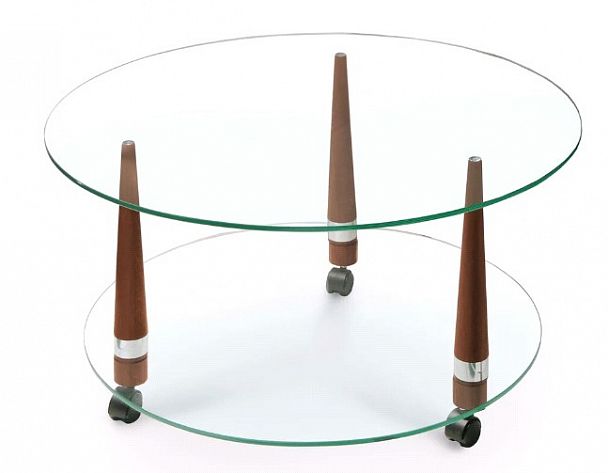 Стол журнальный Сенатор-11  750х750х440 вишня "Журнальные столы" ТК-002561000734 бордовый - Вид 1