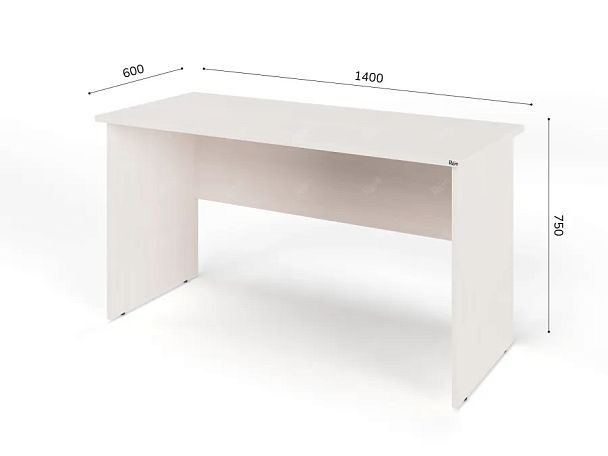 ЛАЙТ / LIGHT RLG001-14x6 Прямоугольный стол 140x60x75 Дуб Молочный - Вид 2