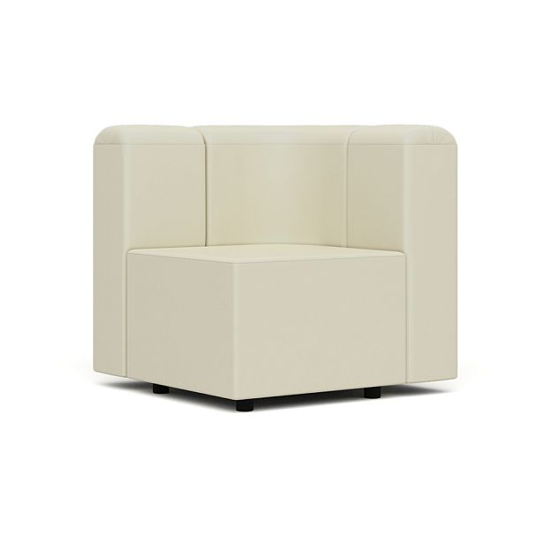 Угловая секция Юнона Un/ygl экокожа светло-бежевая CN1112 - Вид 1