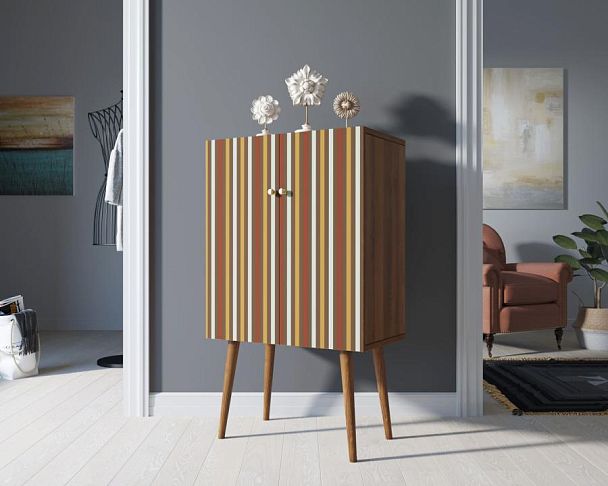 Комод на высоких ножках Berber 20 принт арт BB09/Print_20 - Вид 3