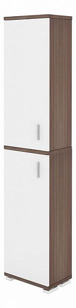 Шкаф книжный Домино ПУ-20-3 Белый/Шамони - Вид 1