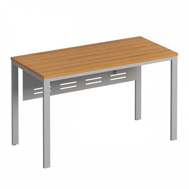 Стол письменный на металлокаркасе МП2 с металлическим экраном "Формула МП" ФР 192 вяз светлый - Вид 1
