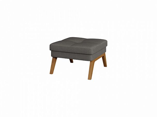 Пуф Беверли 720x720x450 ткань tempo 9 темно-серый "Мягкая мебель для кабинета" ТК-002920003063 темно-серый - Вид 1