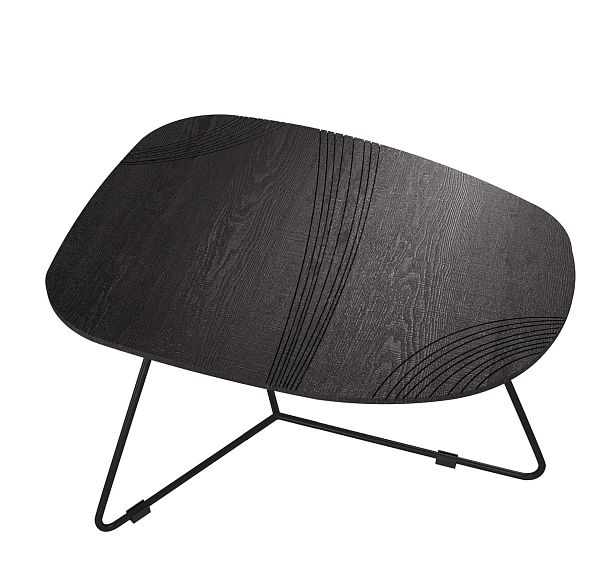 Столик журнальный Sheffilton SHT-CT52-2 сонора/черный муар - Вид 4