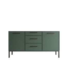 Комод две дверки и три ящика Nicole арт NEM08G - Фото предпросмотра