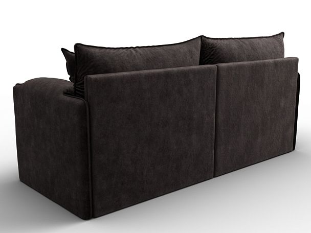 Диван прямой модульный Лига-106 Велюр коричневый - Вид 5