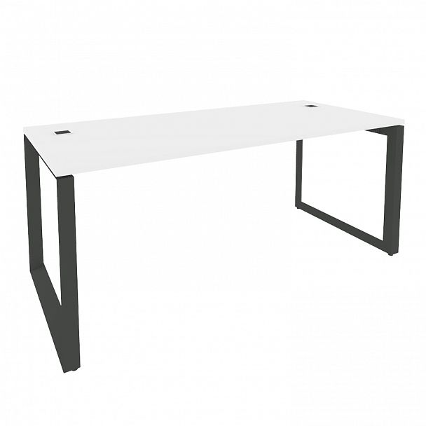 Стол руководителя "Onix direct" O.MO-SRR-5.8 белый/антрацит - Вид 1