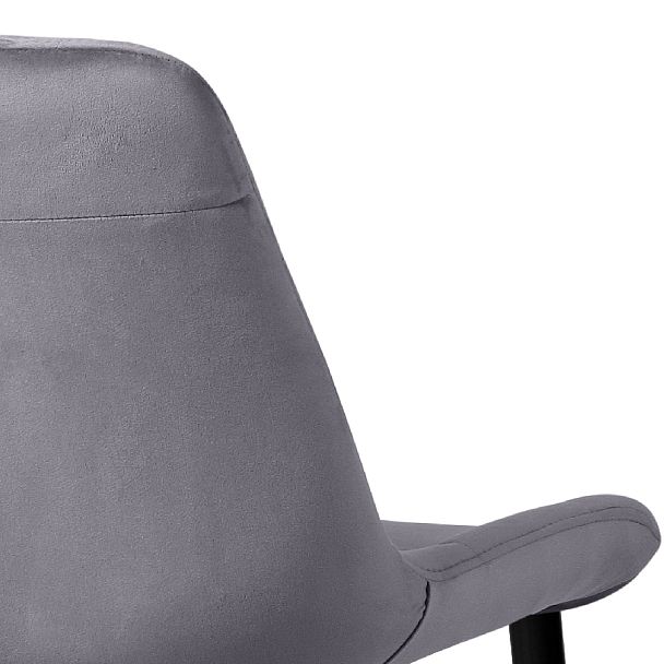 Комплект полубарных поворотных стульев Эйден, темно-серый H-15/черный, 3 шт. - Вид 9