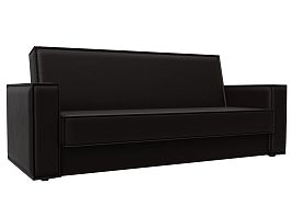 Диван-книжка Куба Экокожа коричневый - Фото предпросмотра