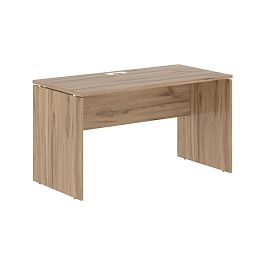 Стол прямой EDST 1367 Дуб Денвер светлый/Белый 1360х670х750 EDIS - Фото предпросмотра