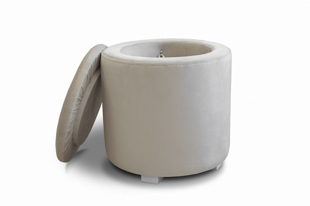 Пуф "Круглый" бежевый - Вид 3