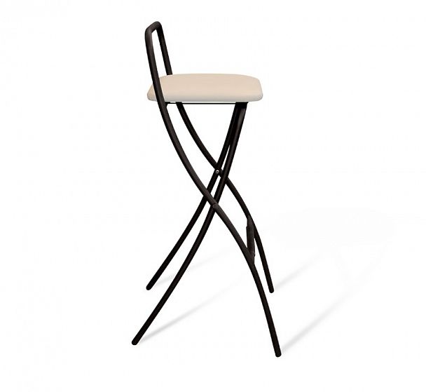 Стул барный складной Sheffilton SHT-S46 беж/черный муар - Вид 3