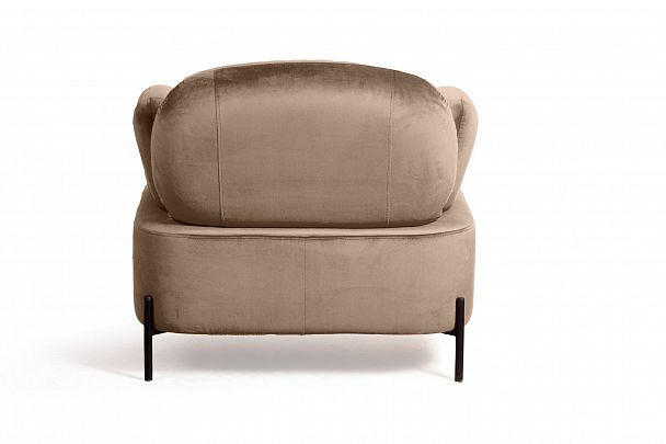 Кресло Dandy, бархат бежевый 5 - Вид 4