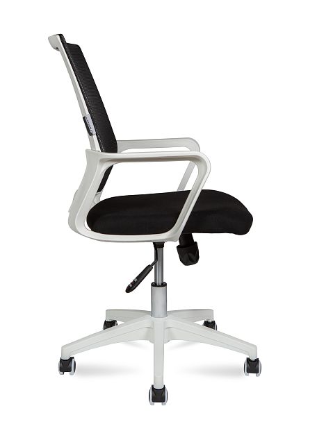 Кресло Бит LB / белый пластик / черная сетка / черная ткань - Вид 4