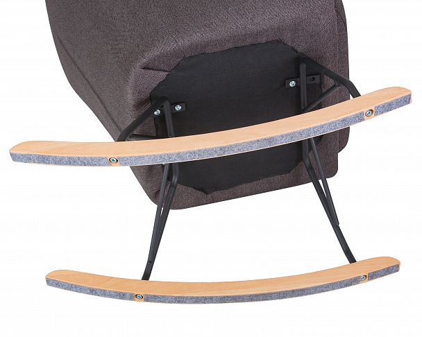 Кресло-качалка DOBRIN KIARA (серая ткань (LAR-106D-26)) - Вид 9