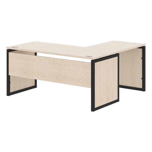 Стол угловой XQPCT 1615 Бук Тиара/Антрацит 1600х1500х750 XTEN-QP - Вид 1