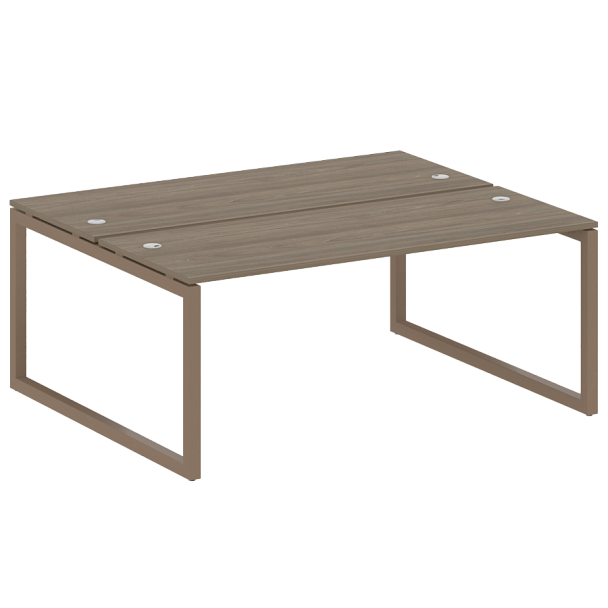 Metal System Quattro Р. ст. на О-образном м/к 50БО.РАС-СП-2.5 Вяз/Мокко металл 1800*1475*750 - Вид 1