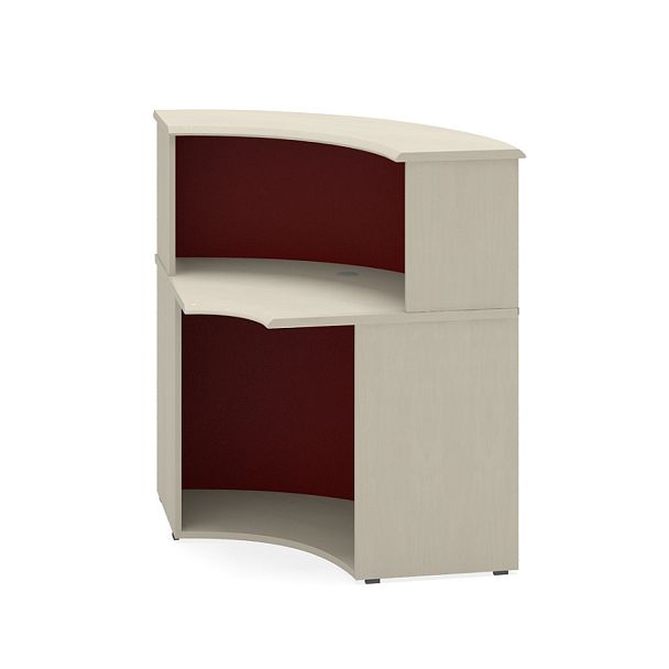 Стойка-ресепшн "Технофорвард"  ПК-ТФ-СКР90Х90У-В1-265 клен - Вид 1