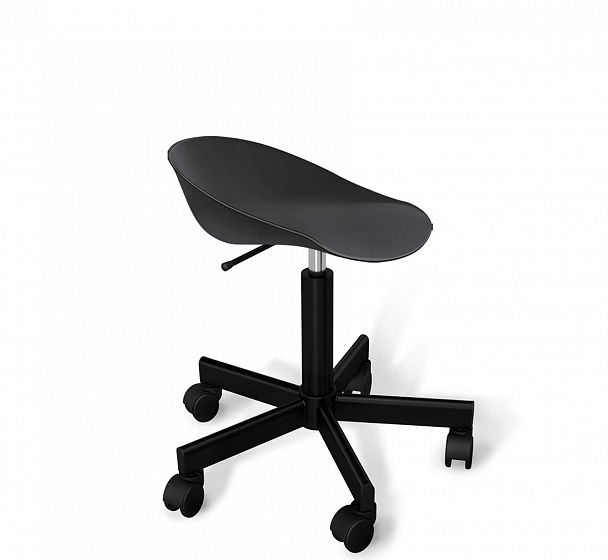 Стул подъемно-поворотный Sheffilton SHT-ST19/S120M черный/черный муар - Вид 1