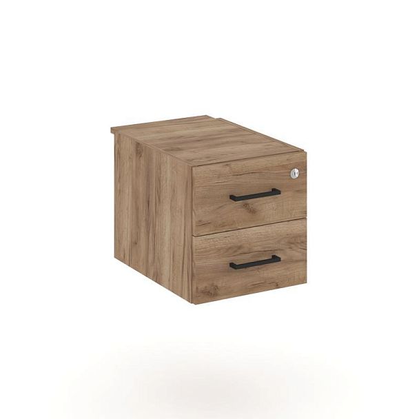 Стайл Проджект Тумба с 2 ящ. SN.TP-033 Дуб Табак/Черный Ручки 343*607*356 - Вид 1