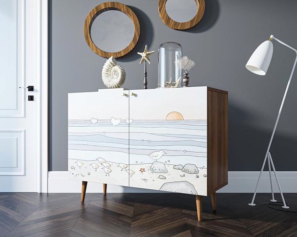 Комод Berber две дверки 10 принт арт BB04/Print_10 - Вид 1