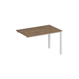 Секция стола рабочей станции на металлокаркасе КФ Комфорт КФ К.Б1 1131-1 ШТ дуб шамони темный / белый - Фото предпросмотра