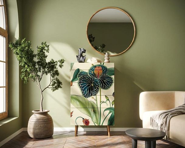 Комод высокий Berber арт BB10/Print_55 - Вид 4