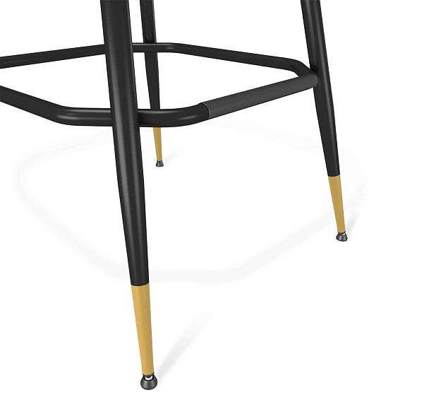 Стул барный Sheffilton SHT-ST39/S148 тихий океан/черный муар/золото - Вид 8