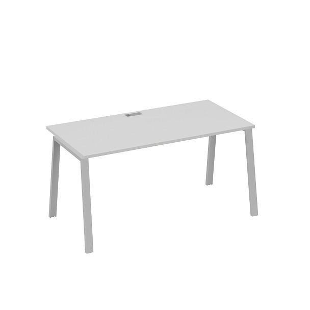 Стол письменный на металлокаркасе TRE A4 А4 Б3 025 БП серый / металлокаркас серый - Вид 1