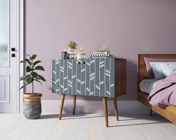 Комод на высоких ножках Berber малый принт 18 арт BB13/Print_18 - Вид 3